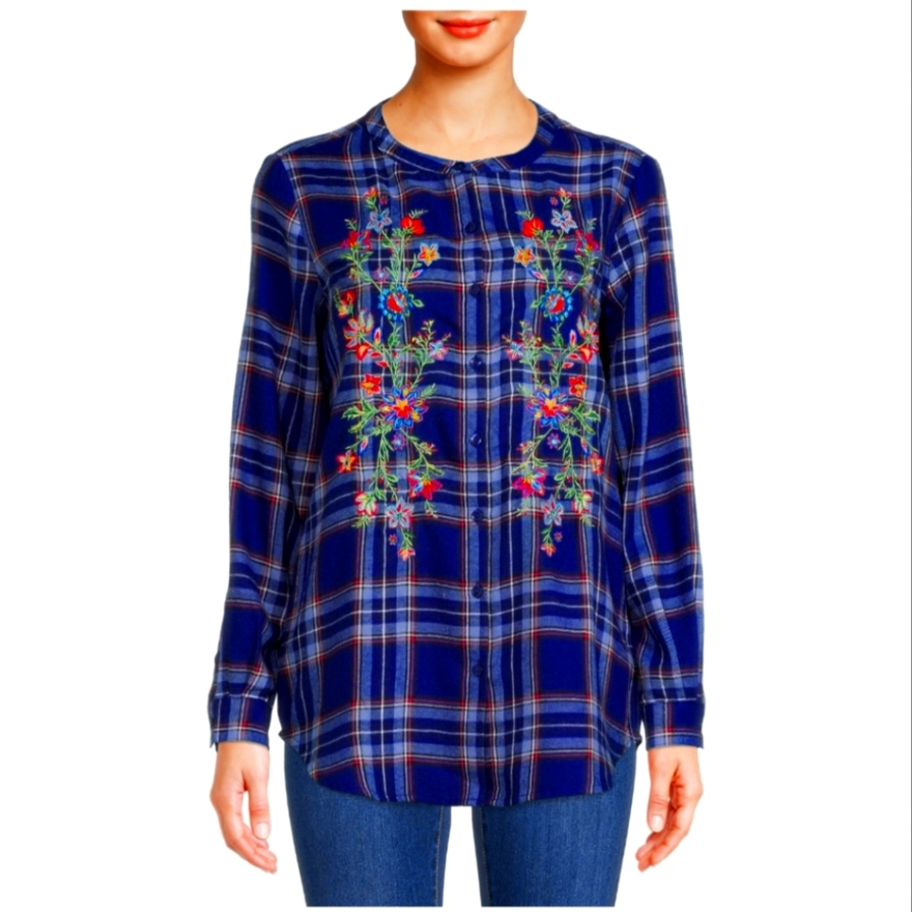 Flannel blouse